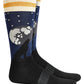 Meias Howling Wolf Masculinas Bar III Azul Tamanho Regular