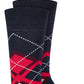 Meias Argyle Masculinas Alfani Vermelhas Tamanho Regular