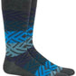Meias estampadas masculinas Alfani, tamanho regular, azul
