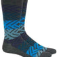 Meias estampadas masculinas Alfani, tamanho regular, azul