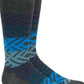 Meias estampadas masculinas Alfani, tamanho regular, azul