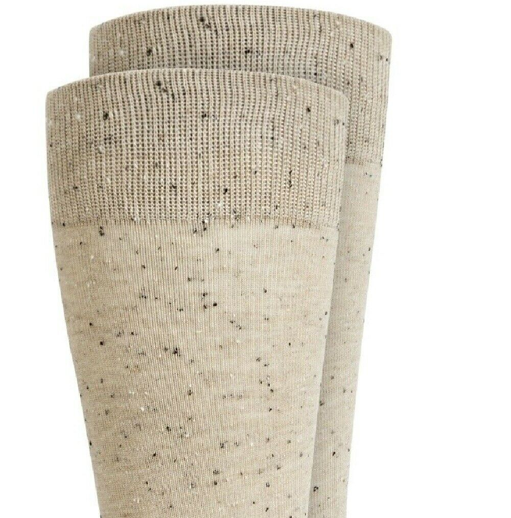 Meias Alfani Masculinas Salpicadas Bege Tamanho Regular