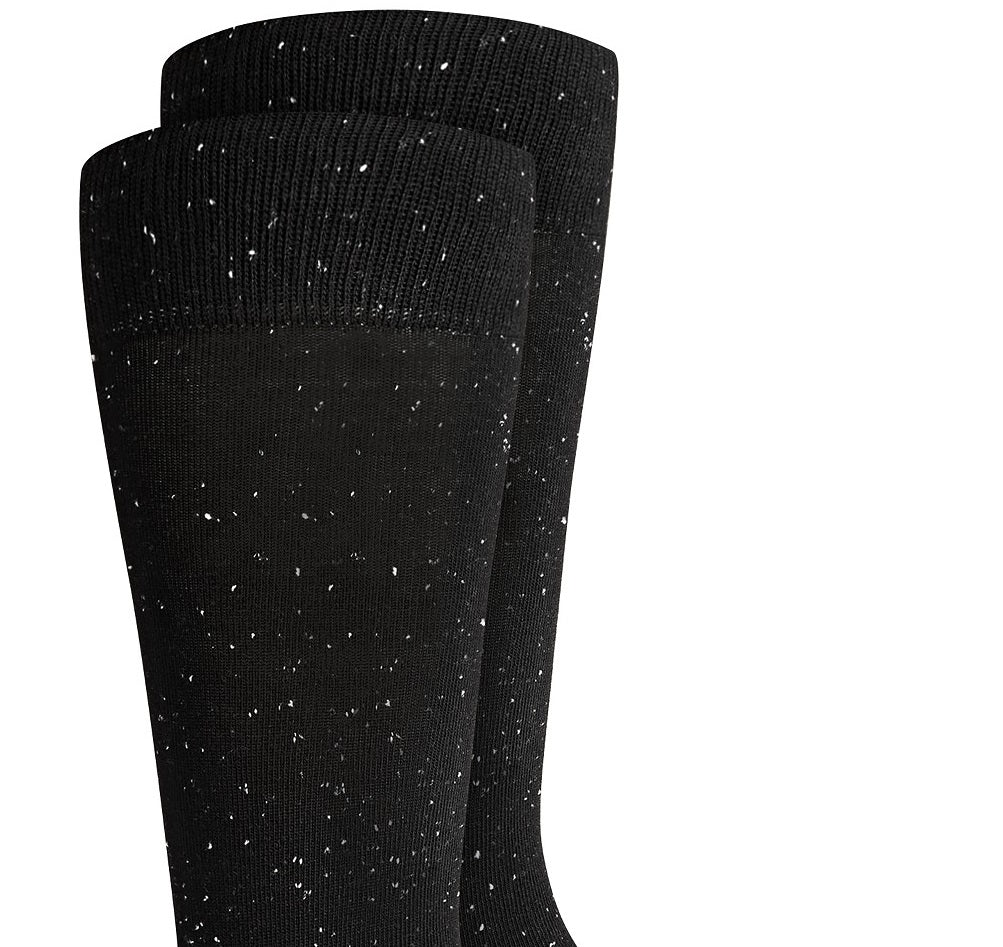 Meias Alfani Masculinas Salpicadas Pretas Tamanho Regular 10-13