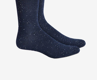 Meias Alfani Masculinas Salpicadas Azul Médio Tamanho 10-13