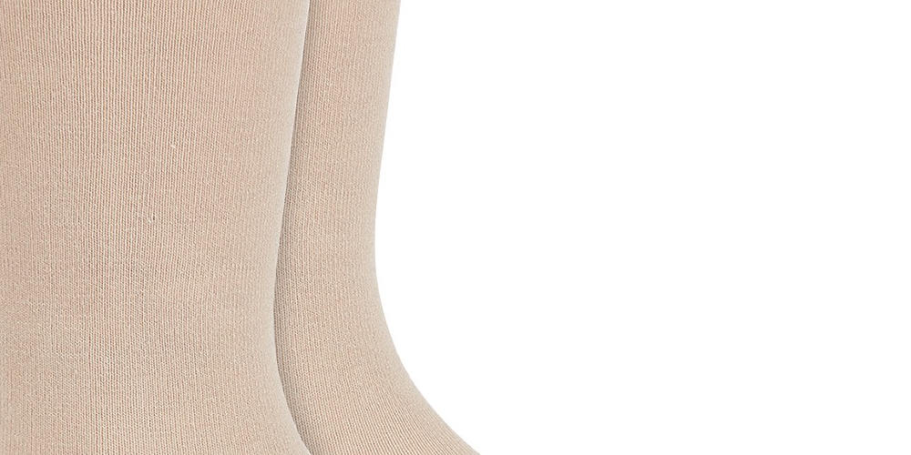 Meias Alfani Masculinas Listradas Colorblocked Bege Tamanho Regular