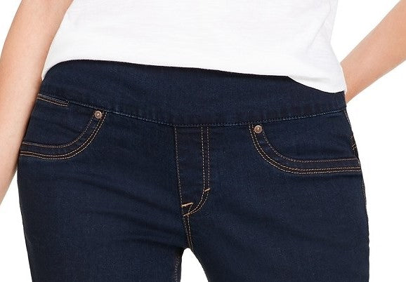 Jeans feminino estilo &amp; co Ella Pull-On Bootcut azul tamanho extra grande