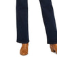 Jeans feminino estilo &amp; co Ella Pull-On Bootcut azul tamanho extra grande