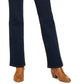 Jeans feminino estilo &amp; co Ella Pull-On Bootcut azul tamanho extra pequeno