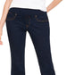 Jeans feminino estilo &amp; co Ella Pull-On Bootcut azul escuro tamanho pequeno