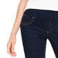 Jeans feminino estilo &amp; co Ella Pull-On Bootcut azul marinho tamanho médio