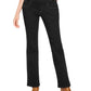 Jeans feminino estilo &amp; co Ella Pull-On Bootcut, preto, tamanho extra grande