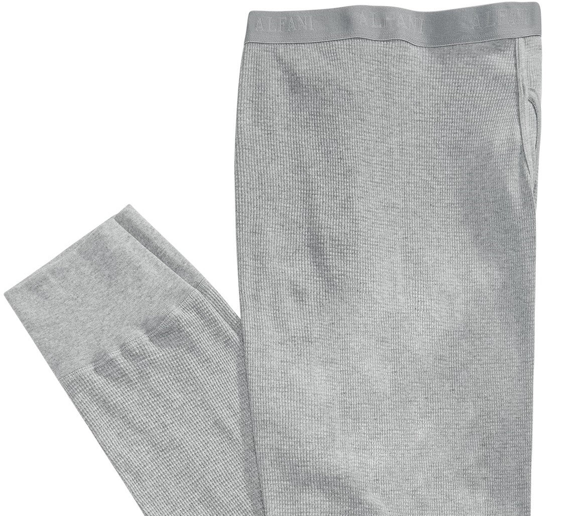Calça Térmica Masculina Alfani Cinza Tamanho Médio