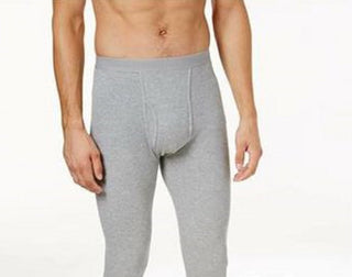 Calça Térmica Masculina Alfani Cinza Tamanho Extra Grande