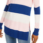 Suéter listrado feminino Maison Jules azul tamanho X-S