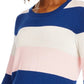 Suéter listrado feminino Maison Jules rosa tamanho X-S