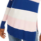 Suéter listrado feminino Maison Jules rosa tamanho X-S