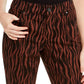 Calça Jeans Skinny Feminina Incessentials com Estampa de Tigre, Marrom, Tamanho 6, da INC International Concepts
