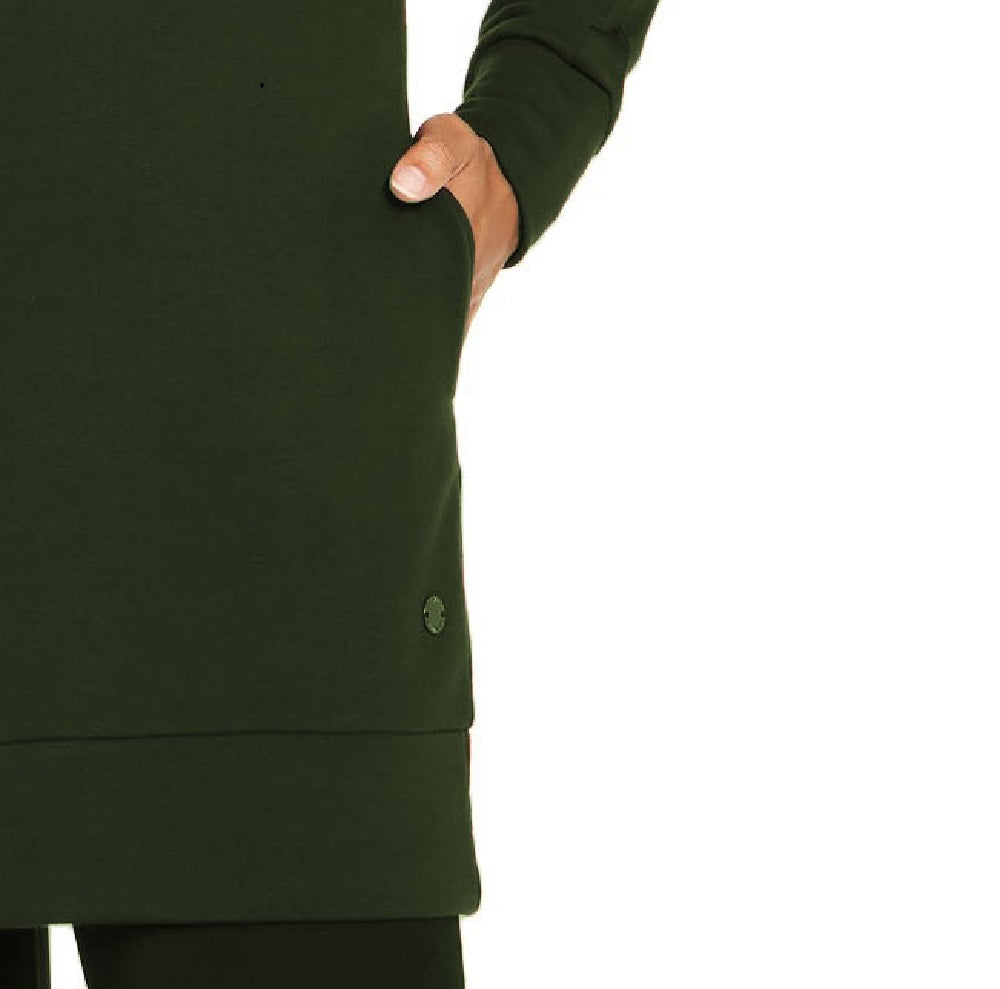 Túnica feminina de manga comprida Ideology, verde, tamanho médio