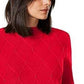 Karen Scott Suéter Feminino com Gola Redonda e Contas, Tamanho 2 Extra Grande