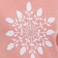 Karen Scott Suéter Feminino com Apliques de Floco de Neve Rosa Tamanho P