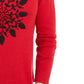 Karen Scott Suéter Feminino com Apliques de Floco de Neve Novo Combo Vermelho Tamanho XX-G
