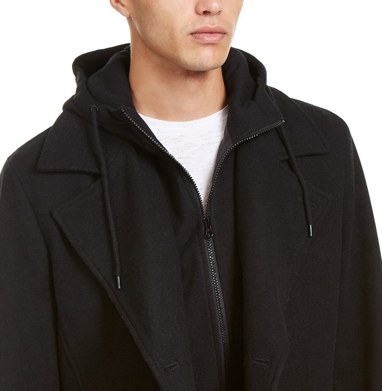 American Rag Miles Solid Bib Peacoat Masculino Preto Tamanho Médio