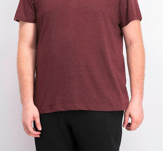 Camiseta masculina Alfani com gola redonda rosa tamanho grande