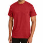 Camiseta masculina Alfani com gola redonda vermelha, tamanho grande
