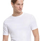 Camiseta masculina Alfani com gola redonda, branca, tamanho extragrande