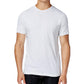 Camiseta masculina Alfani com gola redonda, branca, tamanho XX-G