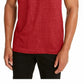 Camiseta masculina Alfani com decote em V vermelha, tamanho pequeno