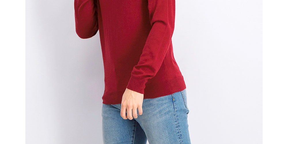 Suéter masculino Alfani Merino Blend Solid Crewneck Vinho Tamanho 2 Extra Grande
