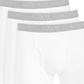 Cuecas boxer elásticas Alfani masculinas, pacote com 4, tamanho grande, brancas