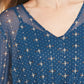 Top de malha estampado feminino Style &amp; Co, verde, tamanho extra grande
