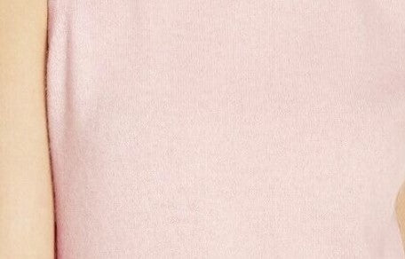 Suéter feminino sem mangas com gola redonda Charter Club, rosa, tamanho grande