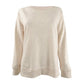 Top feminino com brilho salpicado estilo &amp; co, bege, tamanho grande