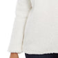 Suéter feminino plus size com gola alta e sherpa sintética estilo &amp; co, branco, tamanho 2X