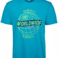 Camiseta gráfica masculina ID Ideology azul tamanho X-G