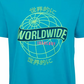 Camiseta gráfica masculina ID Ideology azul tamanho X-G