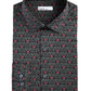 Camisa social masculina Bar III Slim-Fit Performance Stretch Rose Arch-Print, preta, tamanho 32x33
