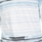 Camiseta listrada masculina Alfani, tamanho extra grande, branca