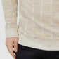 Moletom Alfani Masculino Jacquard Grid Baunilha Tamanho Grande