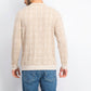 Moletom Alfani Masculino Jacquard Grid Azul Tamanho P