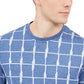 Moletom Alfani Masculino Jacquard Grid Baunilha Tamanho Extra Grande