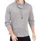 Moletom com capuz e gola funil Alfani masculino, cinza, tamanho extra grande
