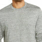 Camisa Alfani Masculina Crinkle Stretch Manga Longa Prata Tamanho Grande