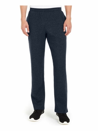ID Ideology Men's Open-Hem Fleece Sweatpants Dark Blue Size Large