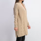 Cardigan feminino patchwork Charter Club bege tamanho grande