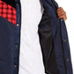 Jaqueta acolchoada Brady Colorblocked Masculina American Rag Azul Tamanho Médio