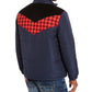 Jaqueta acolchoada Brady Colorblocked Masculina American Rag Azul Tamanho Grande